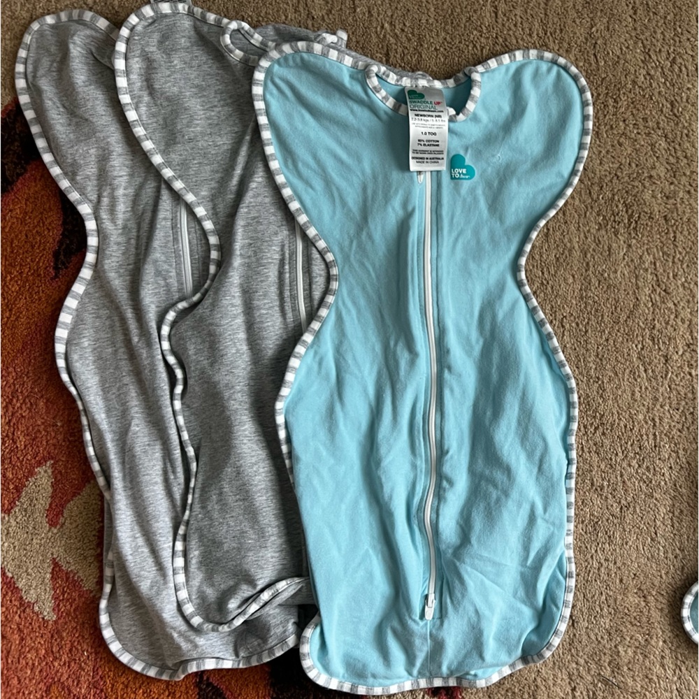 3 Love to Dream newborn swaddles. Smoke free. No stains.